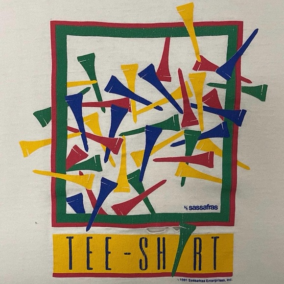 Vintage 1991 Tee-Shirt Rare Single Stitch Golf Parody T Shirt XL - Picture 3 of 7